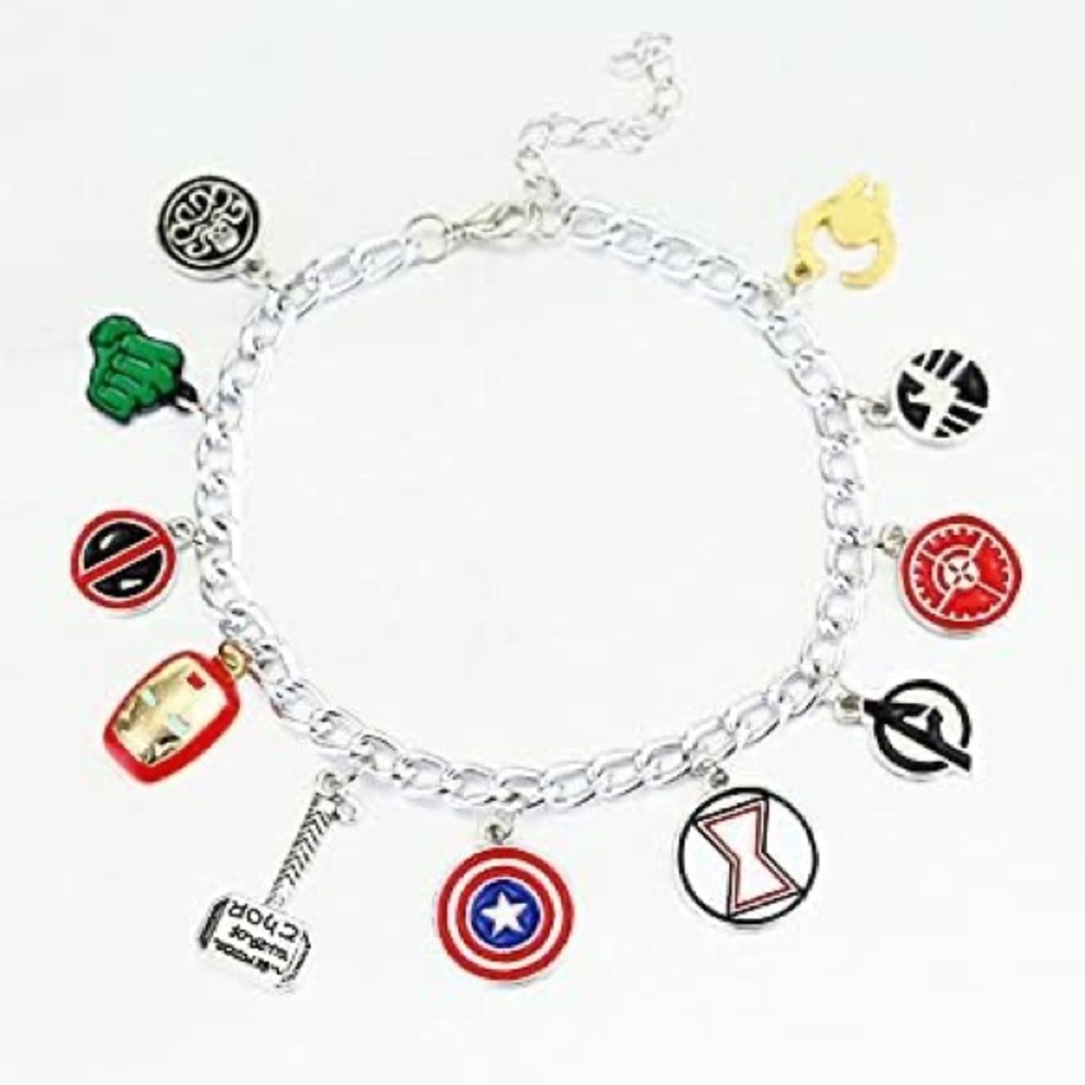 Super Heroes Charm Bracelet